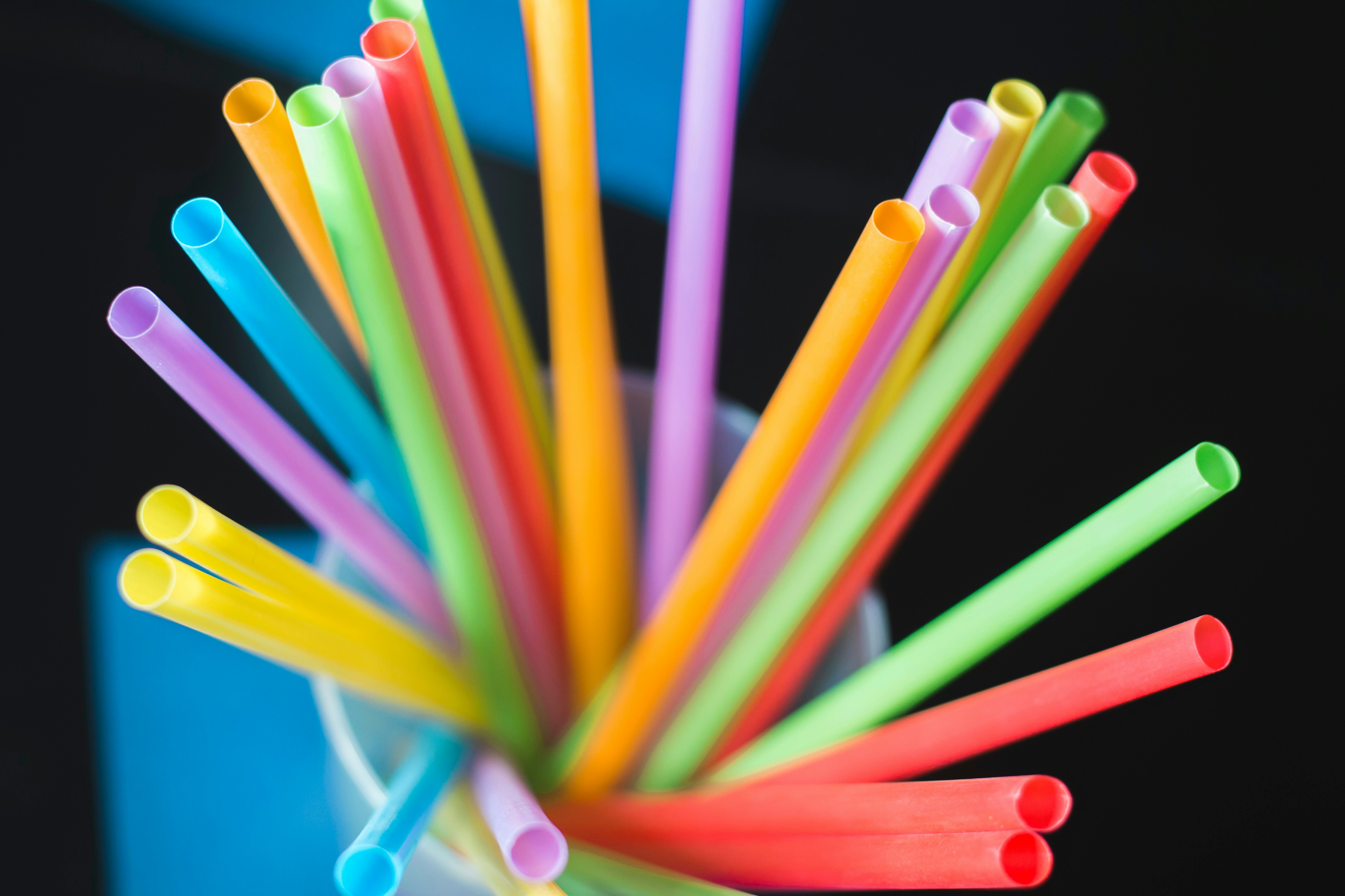 Colorful Plastic Straws