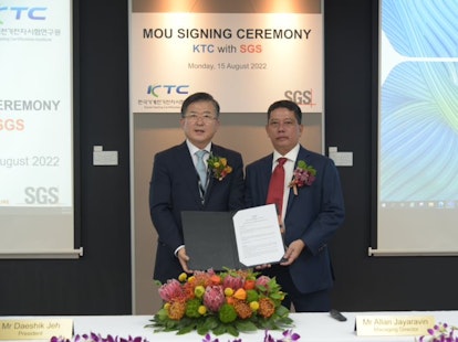 Landmark Signing of MoU by SGS and KTC